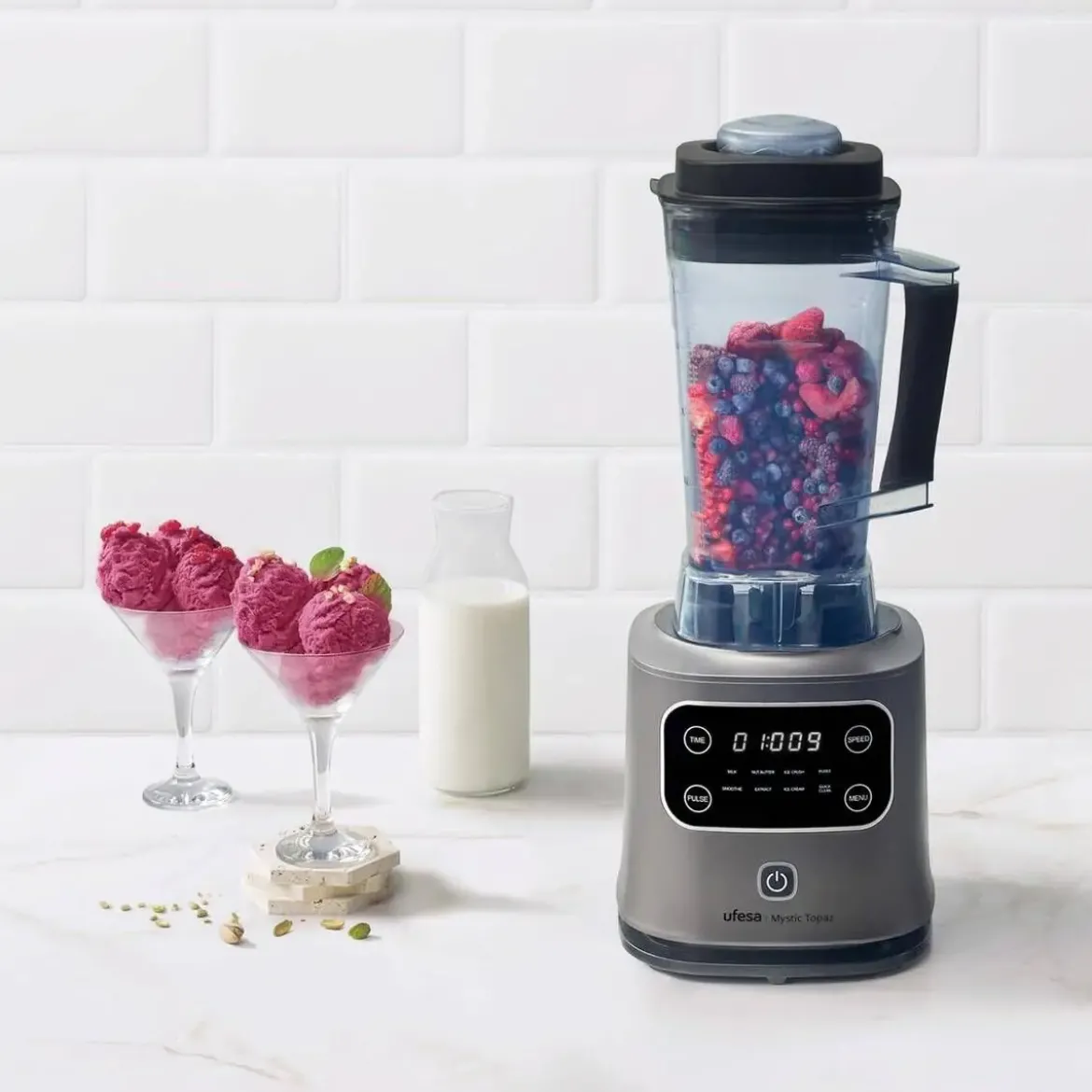 Batidora Ufesa 2000W, 8 Programas, Vaso Tritan 2L 70205770