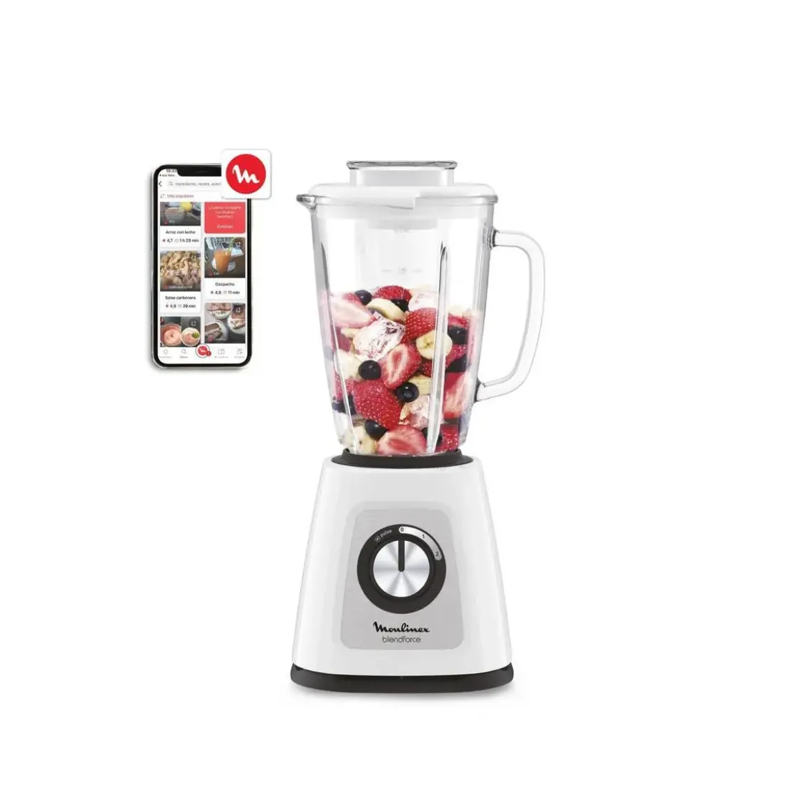 Batidora Vaso 800W LM430110 MOULINEX