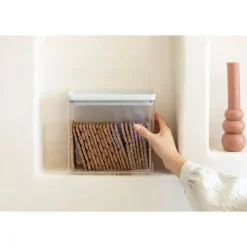 Bote Apilable de Plástico XL con Tapa Hermética TASTY+ 3,5 L 230622