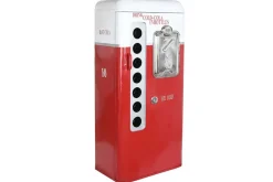 Botellero de Hierro Vintage Rojo Desgastado MB-205015
