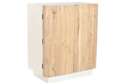 Botellero de Madera Natural con 2 Puertas MB-219443