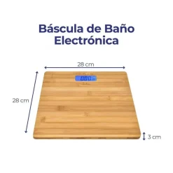 Báscula de bambú Jata HBAS1489 JATA-H