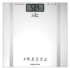 Báscula de Baño JATA Analizador corporal Blanco/Aluminio 532