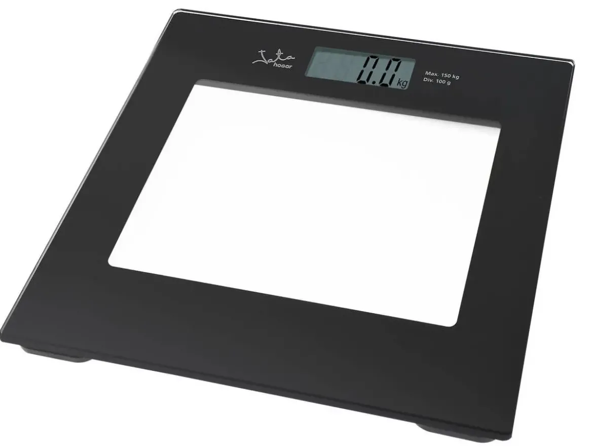 Báscula de Baño JATA Cristal Negro 290N