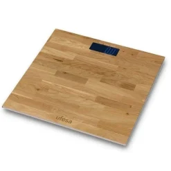 Báscula de Baño Ufesa Geneva Digital de Bambú Alta Precisión 180KG