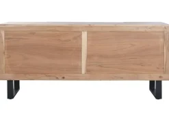Buffet de Acacia con Patas de Metal y 4 Puertas MB-227287