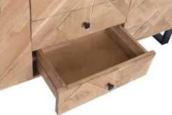 Buffet de Madera de Acacia con Patas de Metal MB-227289