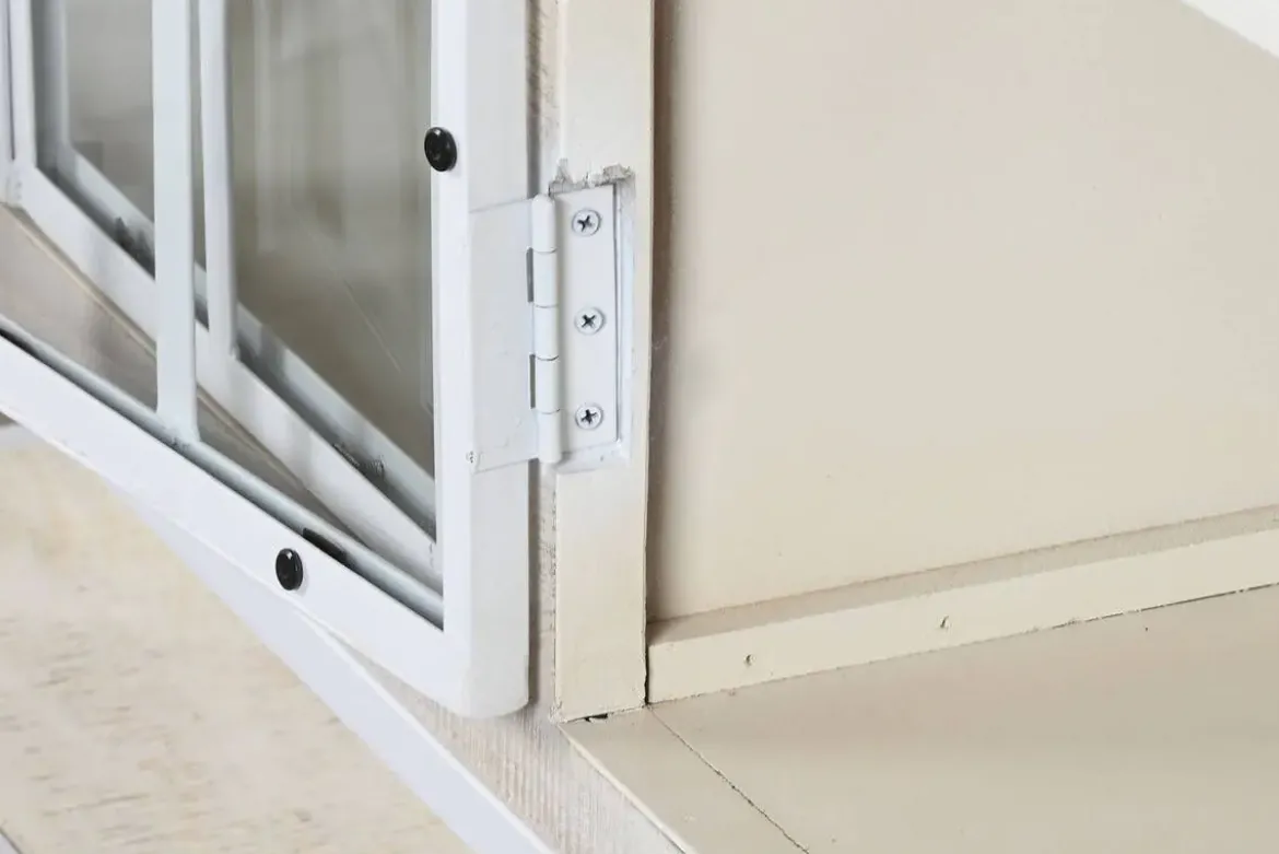 Buffet de Madera de Mango y Metal Blanco Decapé MB-205847