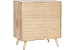 Buffet de Madera Rubberwood con Ratán Natural y 4 Cajones MB-212344