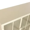 Buffet de Metal con 4 Puertas de Cristal Templado MB-227914
