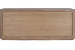 Buffet de Olmo Macizo con 4 Puertas de Cristal MB-226314
