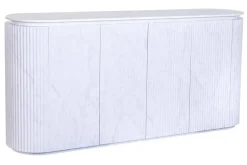 Buffet Moderno Estructura de MDF con Granito Blanco MB-226676