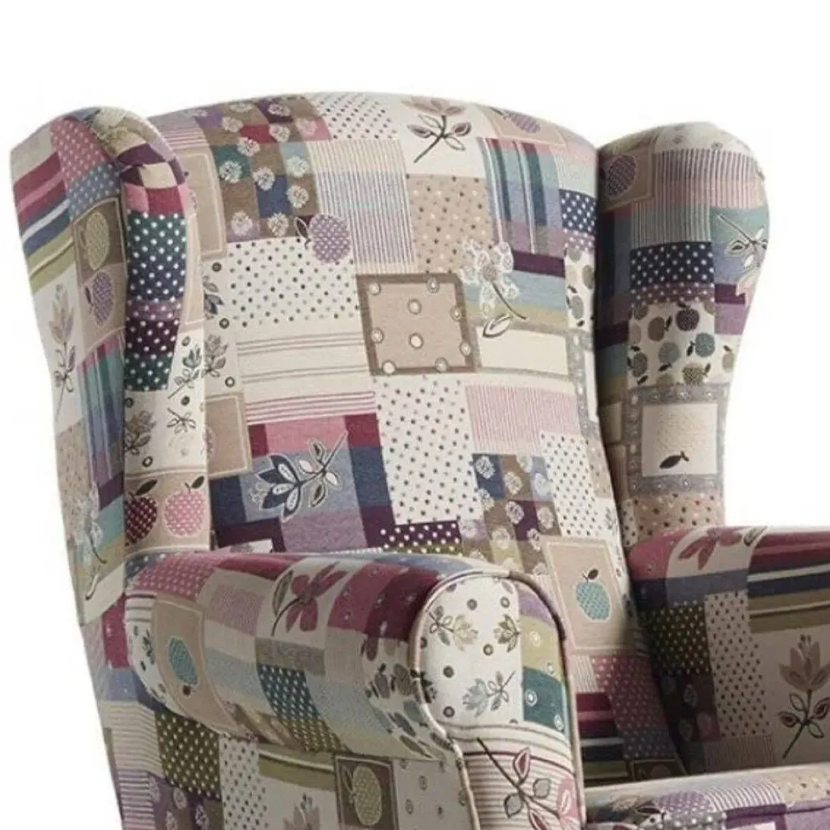 Butaca Balancín con Efecto Patchwork SONIA