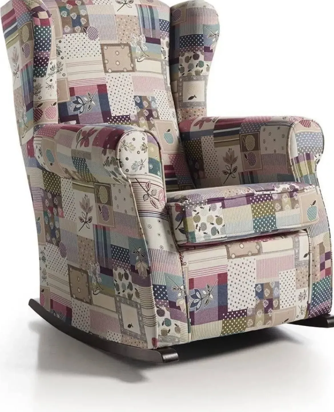 Butaca Balancín con Efecto Patchwork SONIA