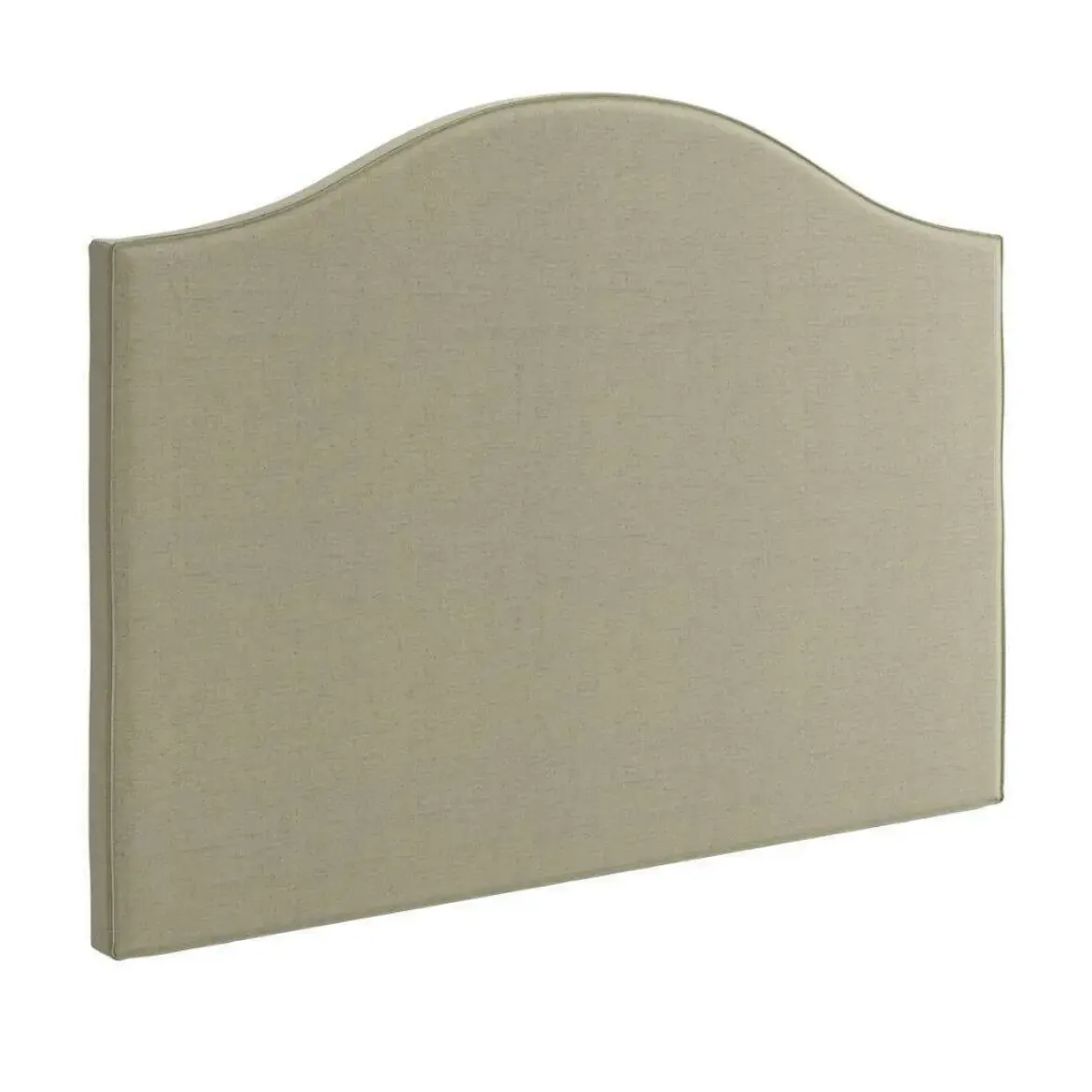 Cabecero de 145 cm Tapizado Curvo en Lino con Ribete LADY