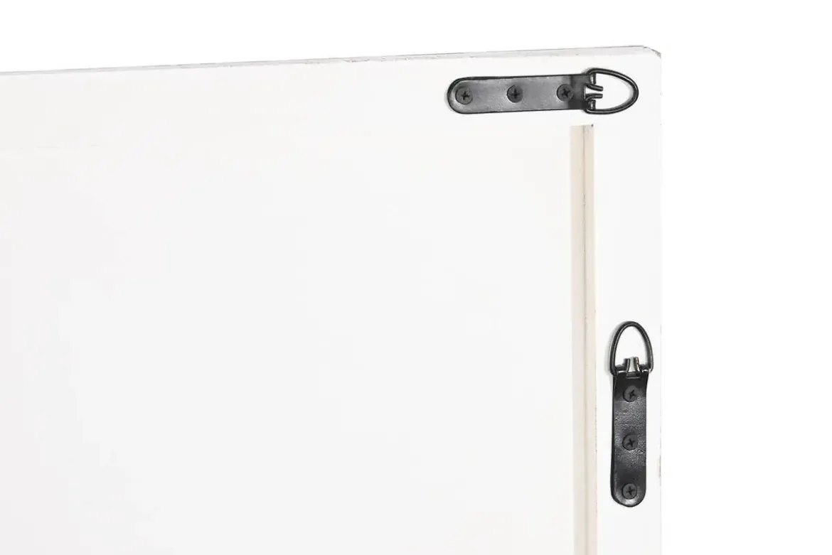 Cabecero Decorativo Estructura en MDF Decapé Blanco MB-200974