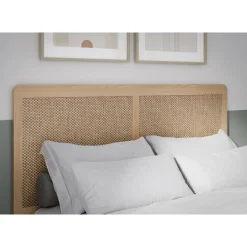 Cabecero de Dormitorio en Roble Elegancia y Tecno Ratán CALASETTA CQSL02-D95D