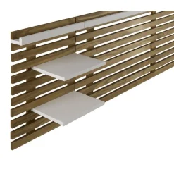 Cabecero de Madera Blanco y Roble Modelo NIDRA