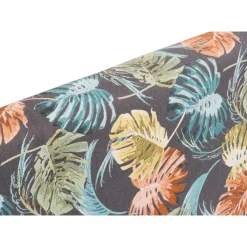 Cabecero de Madera Tapizado en Poliéster Diseño Tropical Colorido MB-162958