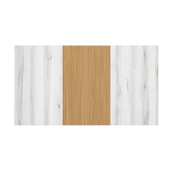 Cabecero de Melamina Color Albo y Rayado Natural ARLÉS EC9811