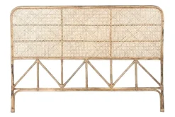 Cabecero Estructura de Ratán Natural para Cama 135-150 MB-199189