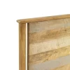 Cabezal de Madera Maciza de Mango 165 cm Gris GABAR 10712