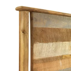 Cabezal de Madera Maciza de Mango 165 cm Gris GABAR 10712