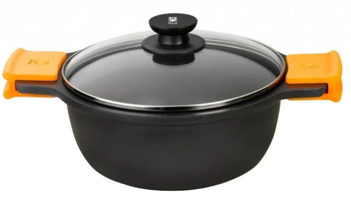 Cacerola alta BRA EFFICIENT 28 cm con tapa