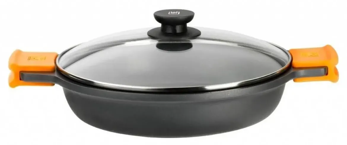 Cacerola baja BRA EFFICIENT 32 cm con tapa