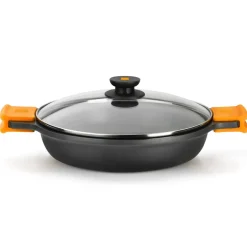 Cacerola baja BRA EFFICIENT 28 cm con tapa