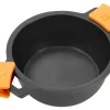 Cacerola inducción de alumino con tapa de 20cm BRA A270320
