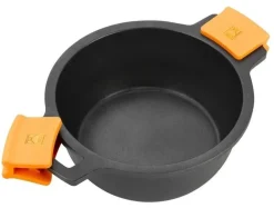 Cacerola inducción de alumino con tapa de 20cm BRA A270320