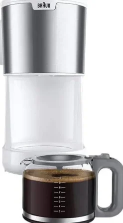 Cafetera de Goteo Braun 1000W Antigoteo 15 Tazas KF1500WH