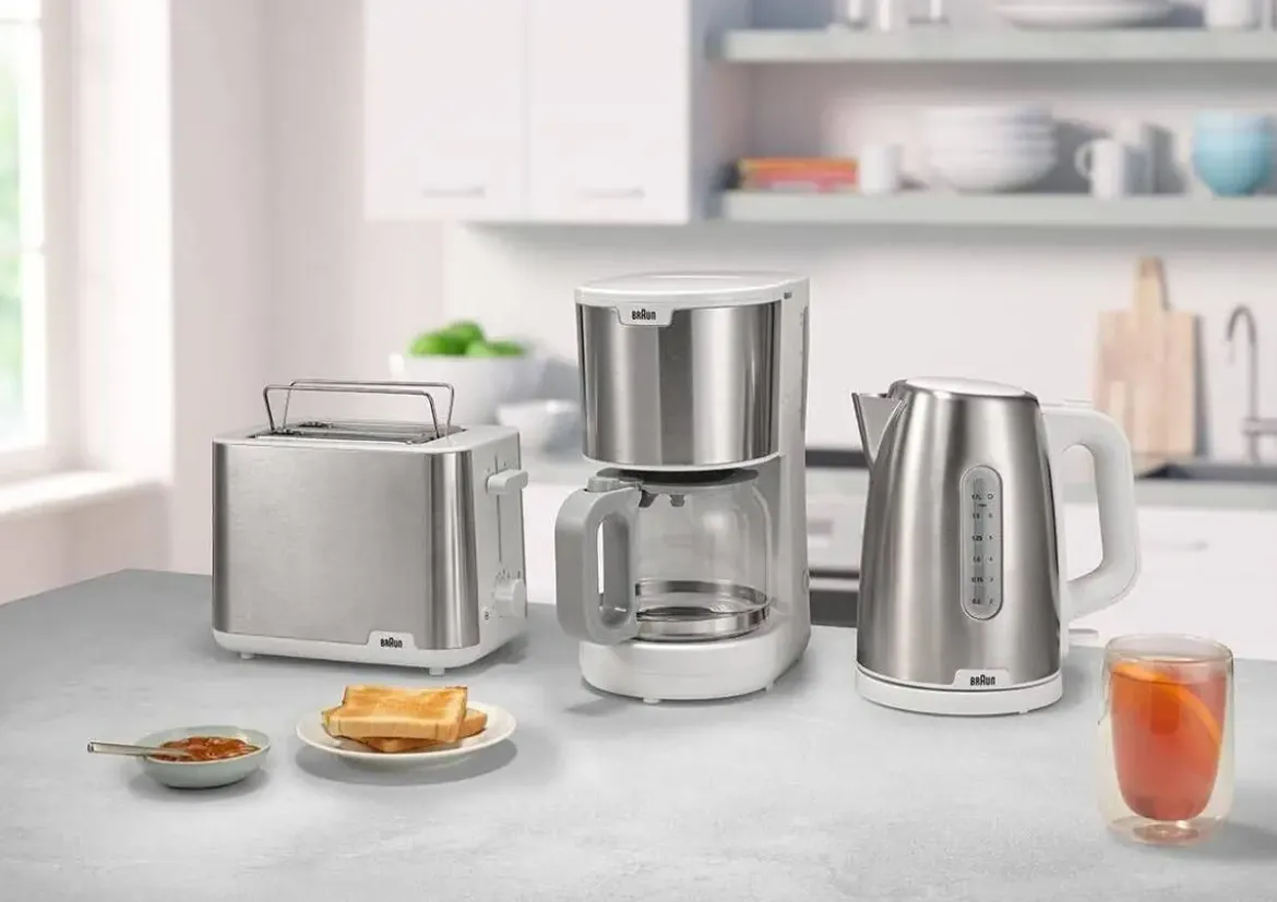 Cafetera de Goteo Braun 1000W Antigoteo 15 Tazas KF1500WH