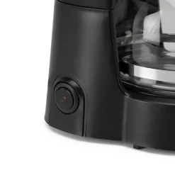 Cafetera de Goteo 6 Tazas Acero Inoxidable Negra ORBEGOZO CG4206
