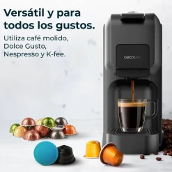 Cafetera Espresso Compacta Black con 20 Bares FREESTYLE 1851