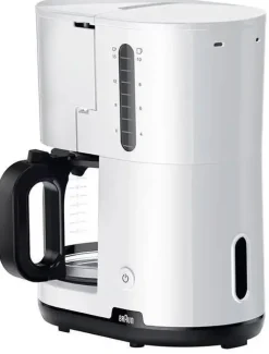 Cafetera Goteo Braun 10 Tazas Blanca 1000W Antigoteo KF1100WH