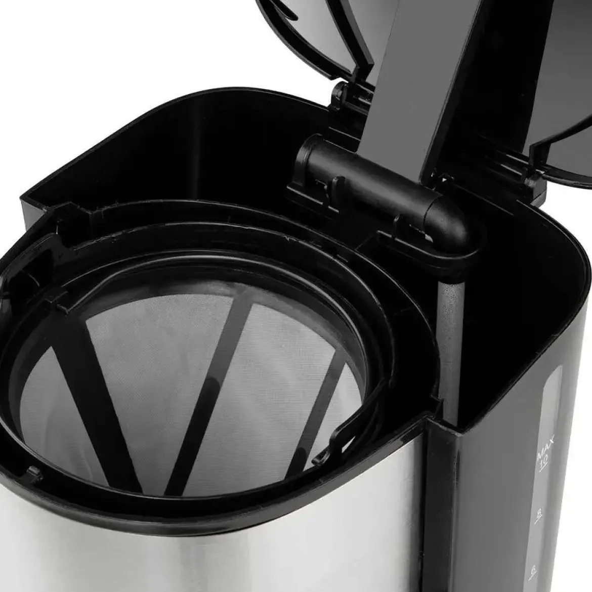 Cafetera goteo Orbegozo 12 tazas acero inoxidable apagado automático CG5020