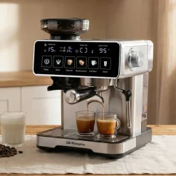 Cafetera Orbegozo Semiautomática 20 Bares con Molinillo Integrado EX8000
