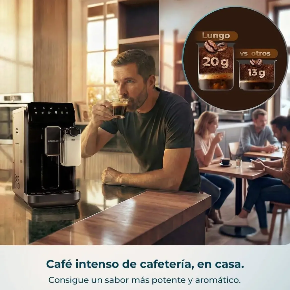 Cafetera Superautomática CECOTEC Cremmaet Lungo Latte A01_EU01_102810
