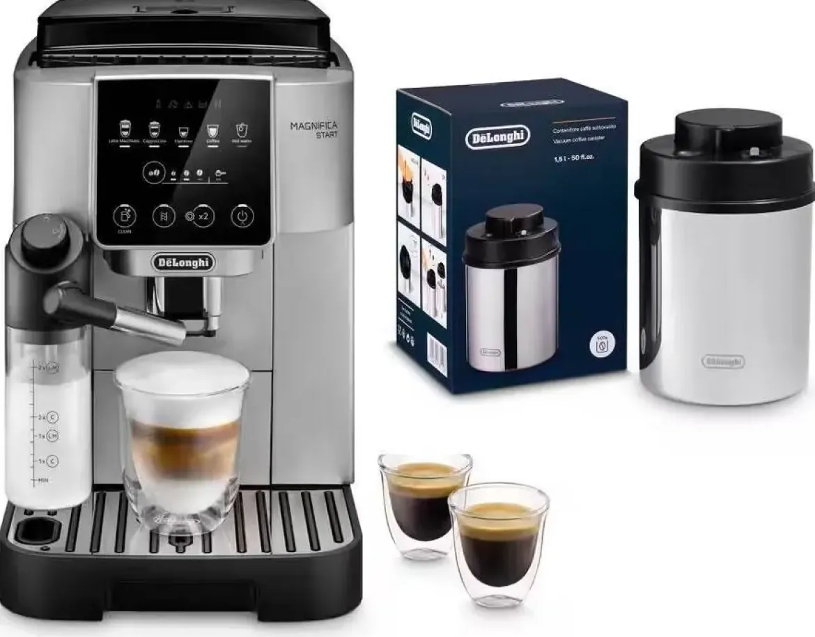 Cafetera Superautomática DeLonghi 15 Bar Magnifica Start ECAM220.80.SB