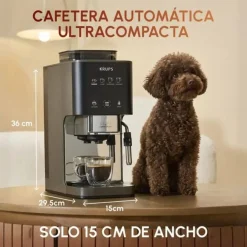 Cafetera Superautomática Krups COFFEE CRUSH Compacta 15 cm SA403BE0