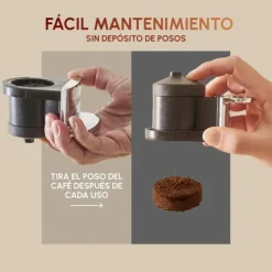 Cafetera Superautomática Krups COFFEE CRUSH Compacta 15 cm SA403BE0