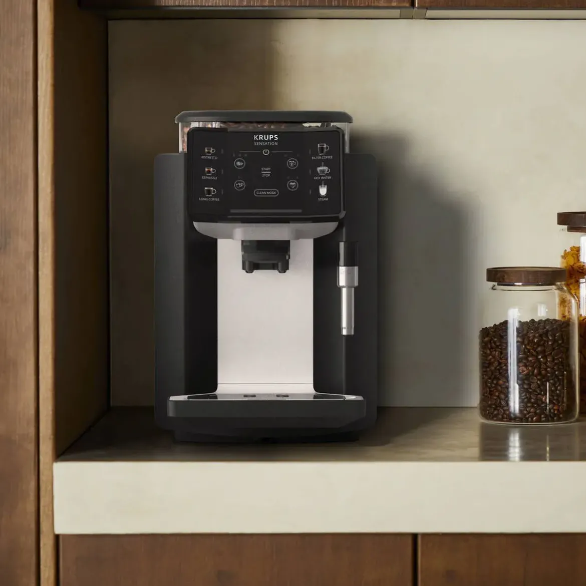 Cafetera Superautomática Sensation Nube Café en Grano KRUPS EA910A10