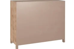 Cajonera de Abeto y Metal Natural con 16 Cajones MB-208465