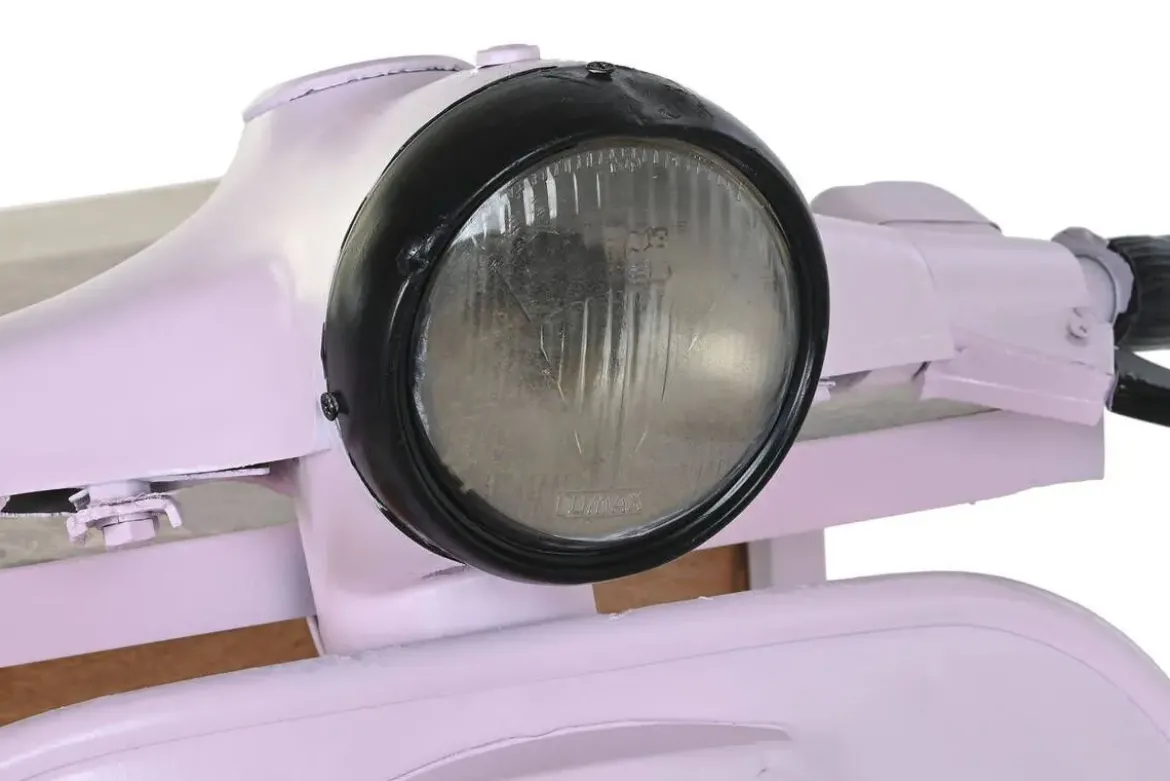 Cajonera Decorativa de Metal y Mango Moto Vespa MB-205013