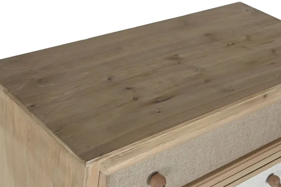 Cajonera de Madera de Abeto con 7 Cajones de Lino MB-216620