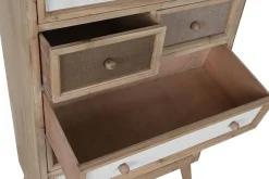 Cajonera de Madera de Abeto con 7 Cajones de Lino MB-216620