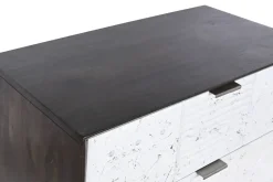 Cajonera de Madera de Mango Marrón Oscuro MB-206315