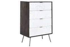 Cajonera de Madera de Mango Marrón Oscuro MB-206315